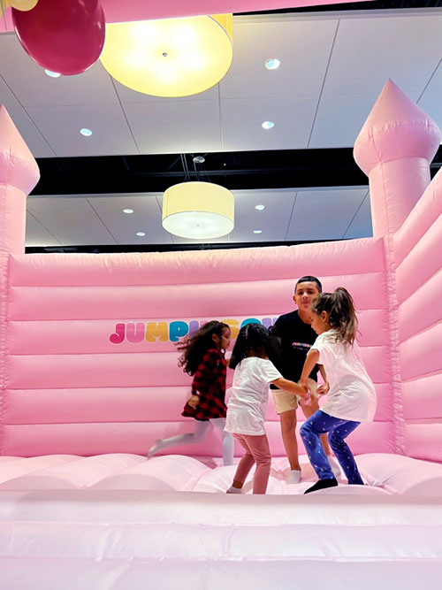 Half bounce decoration Jumpinbow